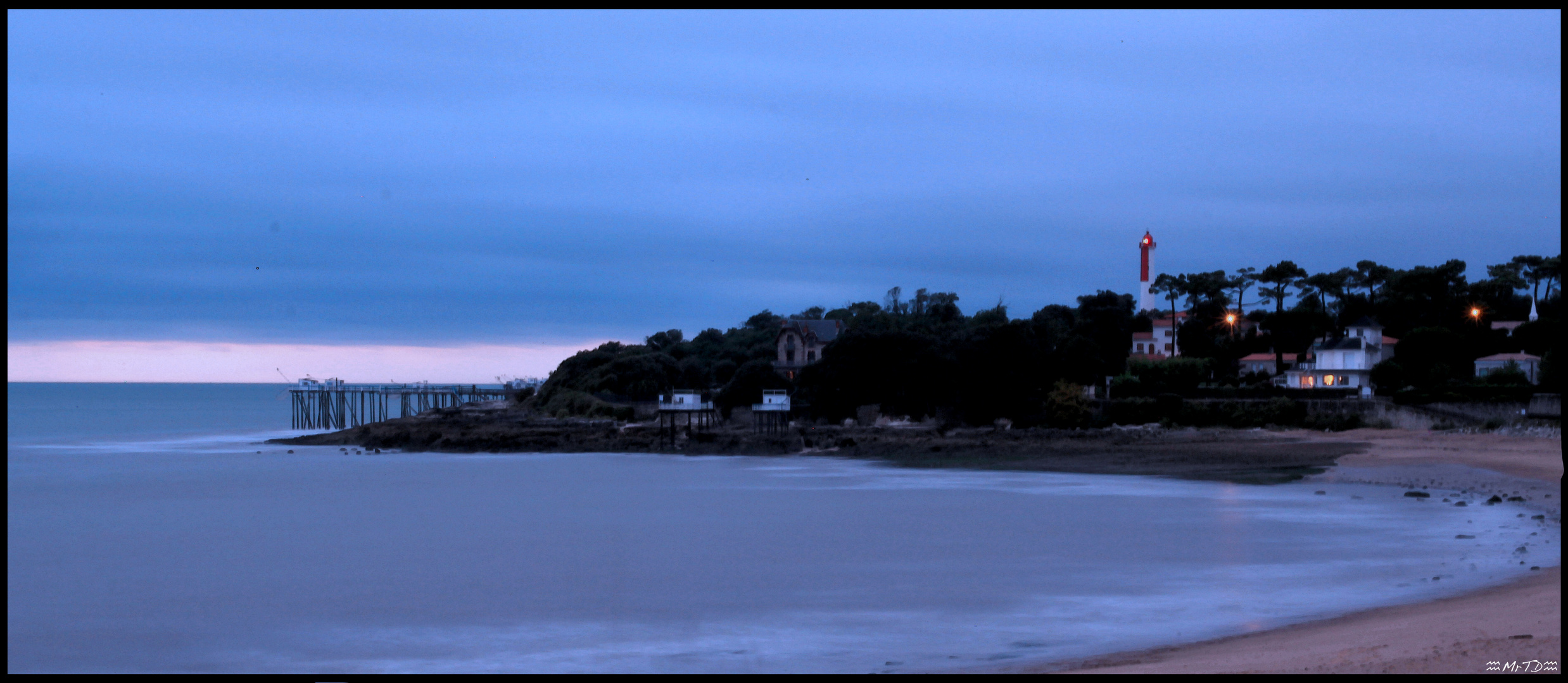 Plage du plantin-longue pause entre chiens et loup