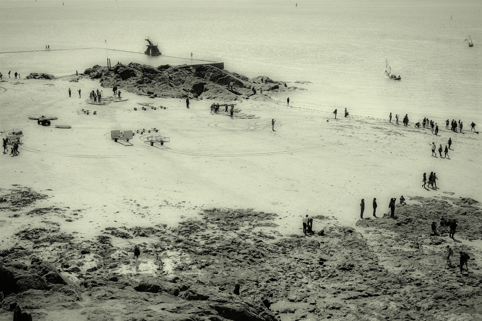 Plage du Sillon à Saint-Malo