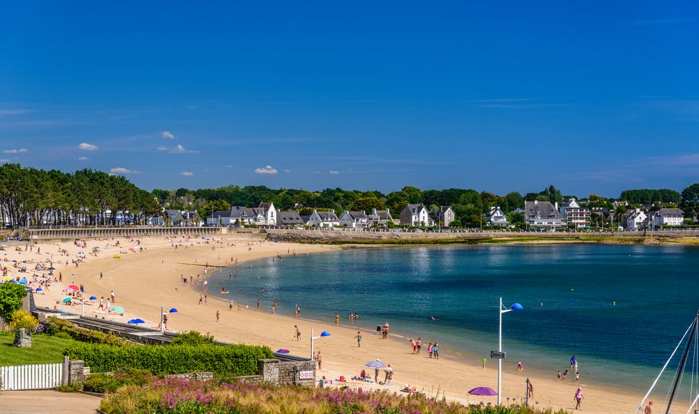 Plage du Trez, Bénodet, Bretagne, France