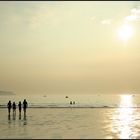 Plage en fin de journée