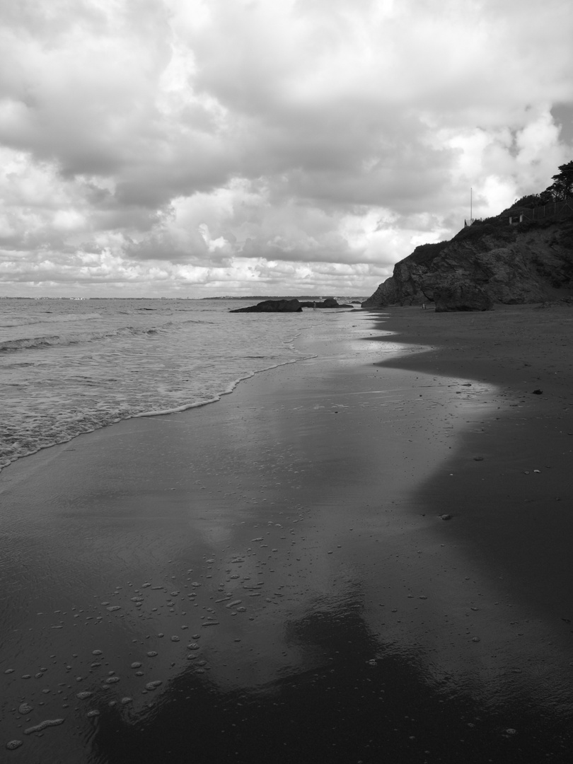 Plage en mode NB