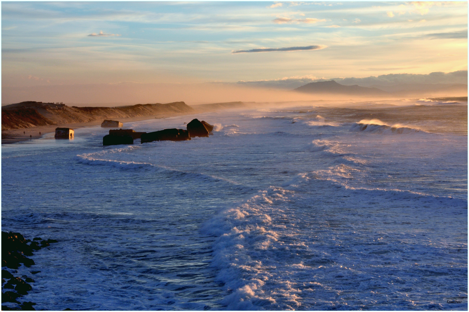 Plage hivernale ...