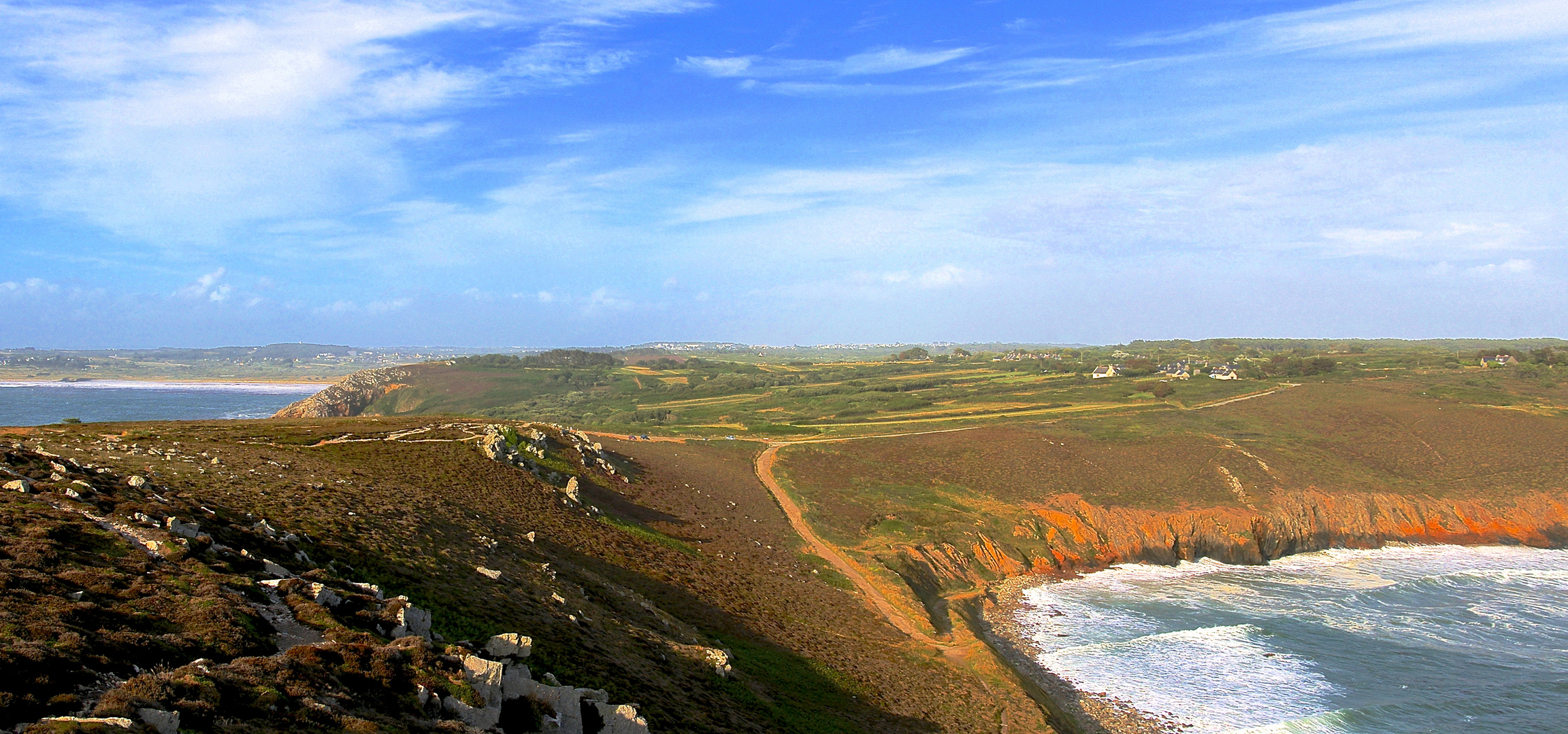 Plages de la Presqu'Île de Crozon en Bretagne en 2008