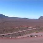 Plaine des Sables route du volcan Piton de La Fournaise