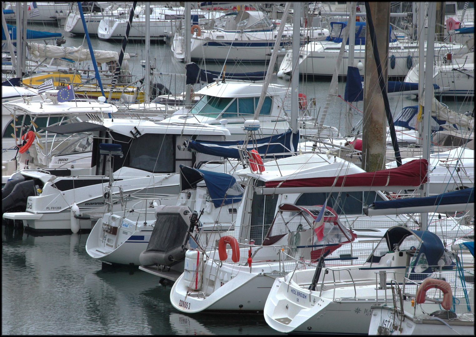 PLAISANCE A ST QUAI PORTRIEUX -PHOTO ORIGINALE