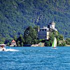 plaisirs nautiques sur le lac d'Annecy