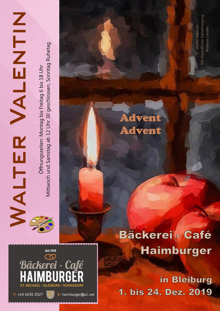 Plakat Adventausstellung 2019