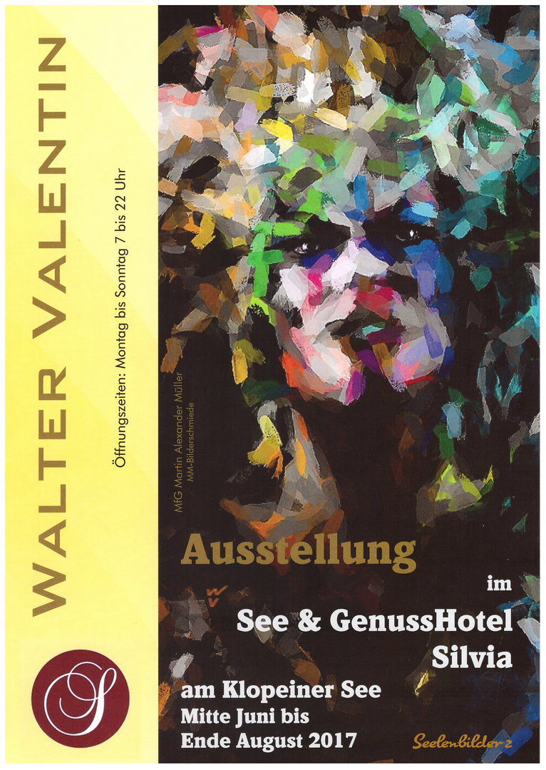 Plakat Ausstellung am Klopeiner See, Kärnten