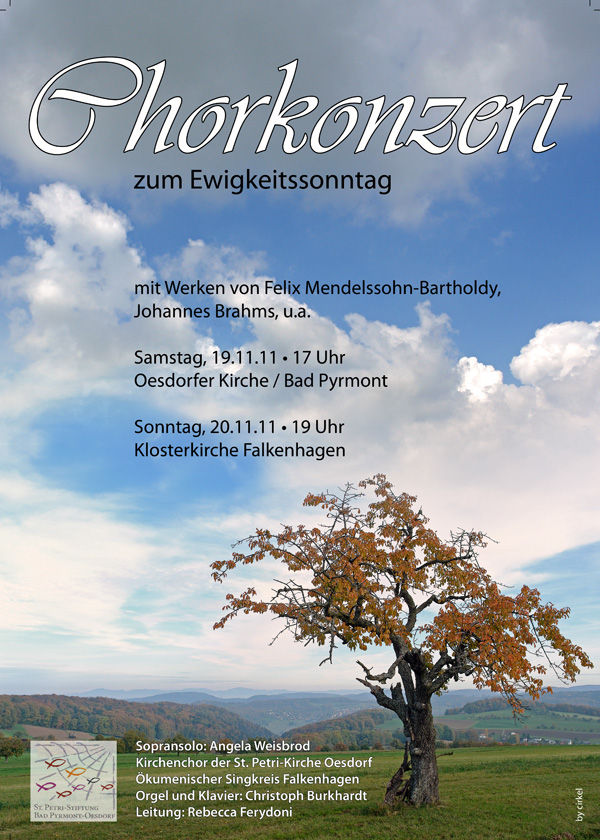 plakat / chorkonzert