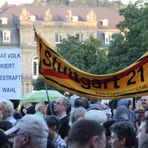 Plakat: das VOLK ... bestraft - Stuttgart 20.8.10