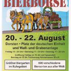 Plakat der 1. Dorstener BIERBÖRSE