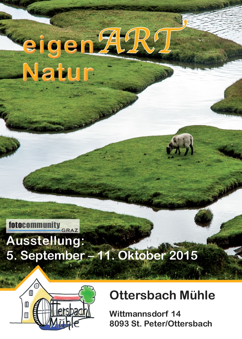 Plakat EigenART-Natur in der Ottersbachmühle