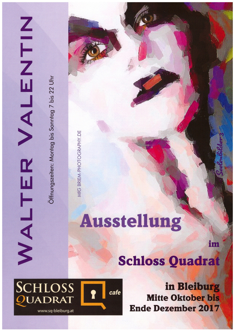 Plakat für die Ausstellung Seelenbilder 3