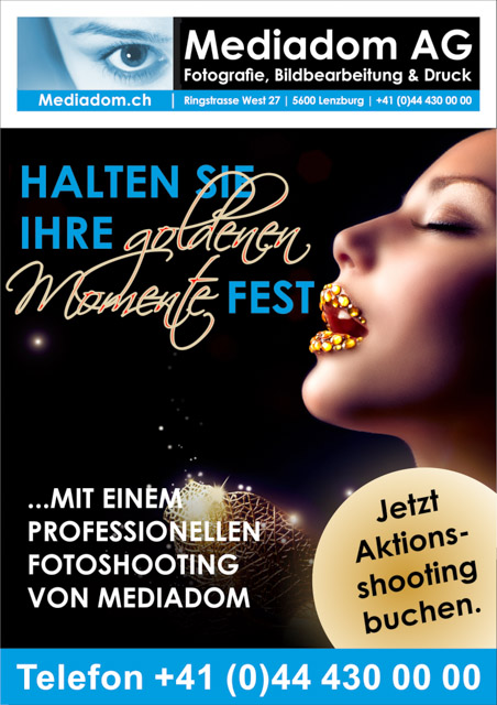 Plakat: für unsere diesjährige Weihnachts-Fotoshooting Aktion - << Halten Sie Ihre goldigen Momete f