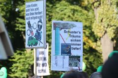 Plakat IM RECH und OB Schuster Stuttgart Demo 9.10