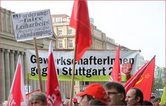 Plakat Leiharbeit - Stuttgart Demo 15.05.2012 - Blockupy