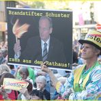 Plakat OB Schuster Bürger-Meister, Stuttgart K21 -14.09.11