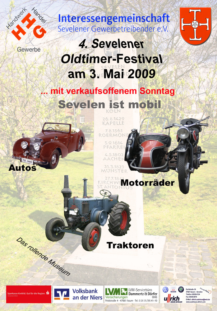 Plakat zum 4. Oldtimer - Festival