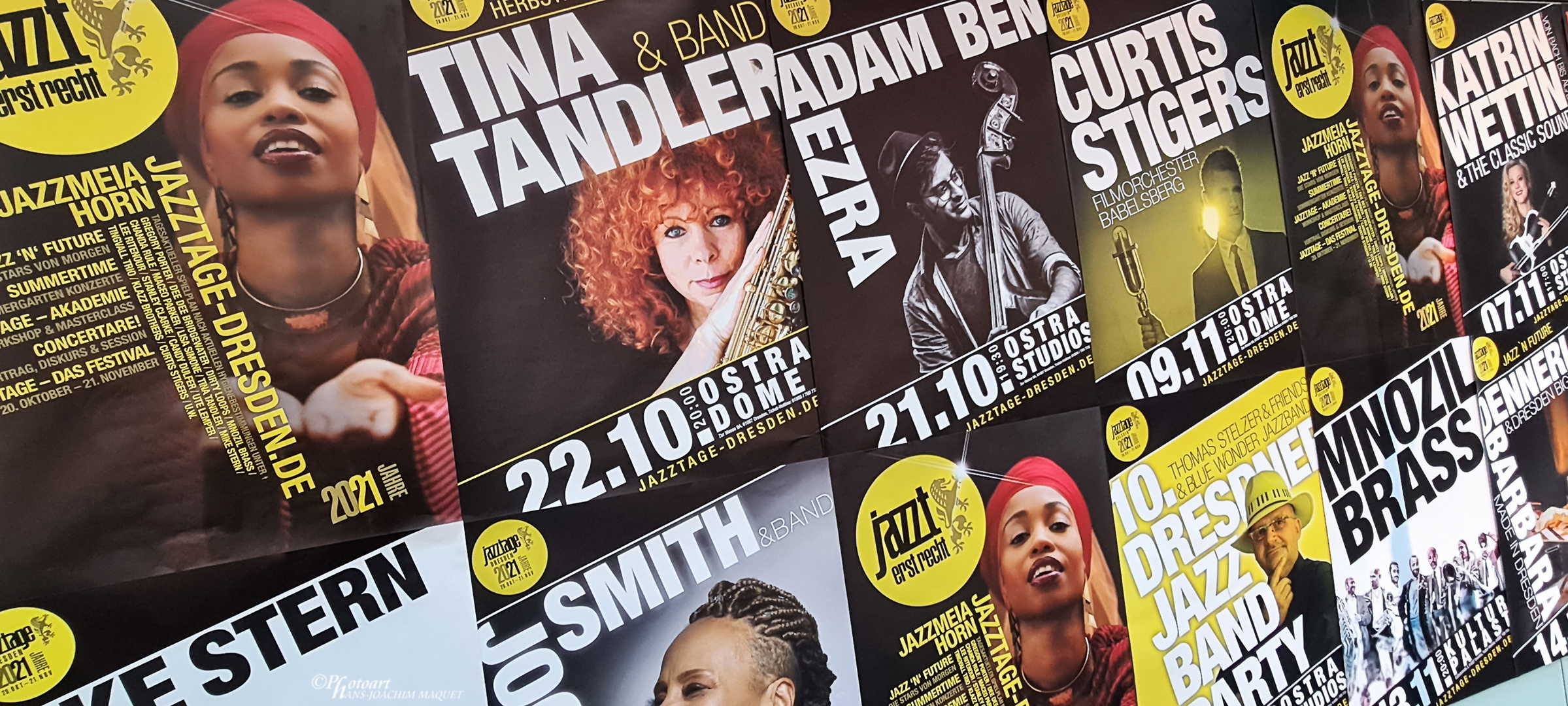 Plakate, Plakate, Plakate -  Jazztage im QF