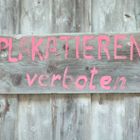 Plakatieren verboten