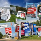 Plakatiertes zur Wahl in MV