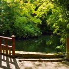 Plan d'eau dans le parc de Chevassu à Lorient (Morbihan) 1