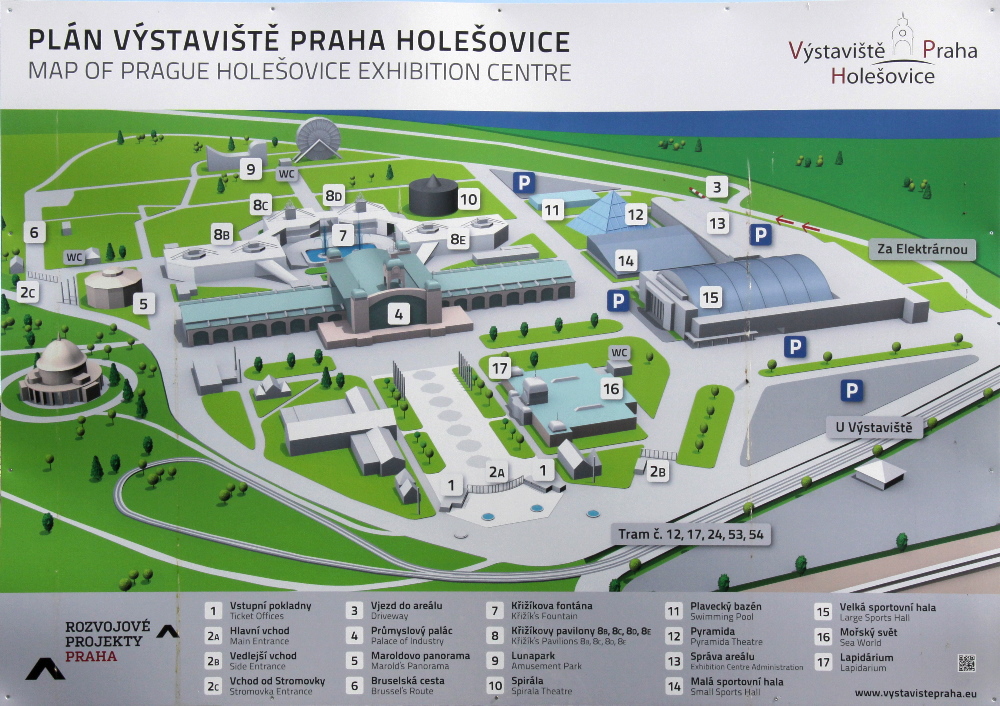 Plan Vystaviste Praha Holesovice