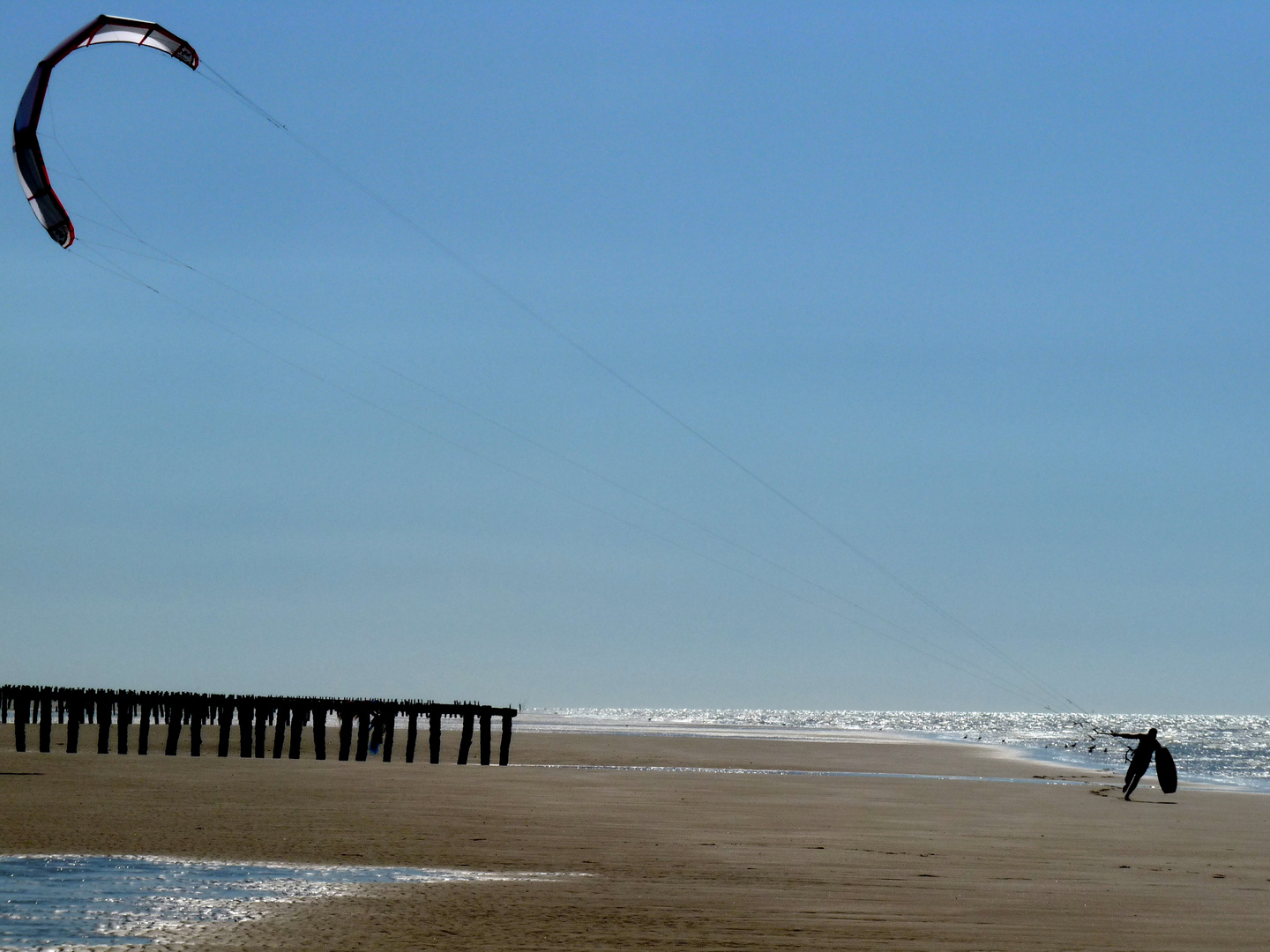 planche à voile.