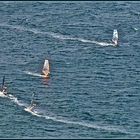 Planches à voiles vues du Mont Ouen Toro - Nouméa - Windsurf von dem Ouen Toro Berg aus gesehen