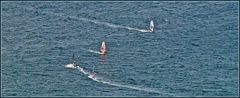 Planches à voiles vues du Mont Ouen Toro - Nouméa - Windsurf von dem Ouen Toro Berg aus gesehen