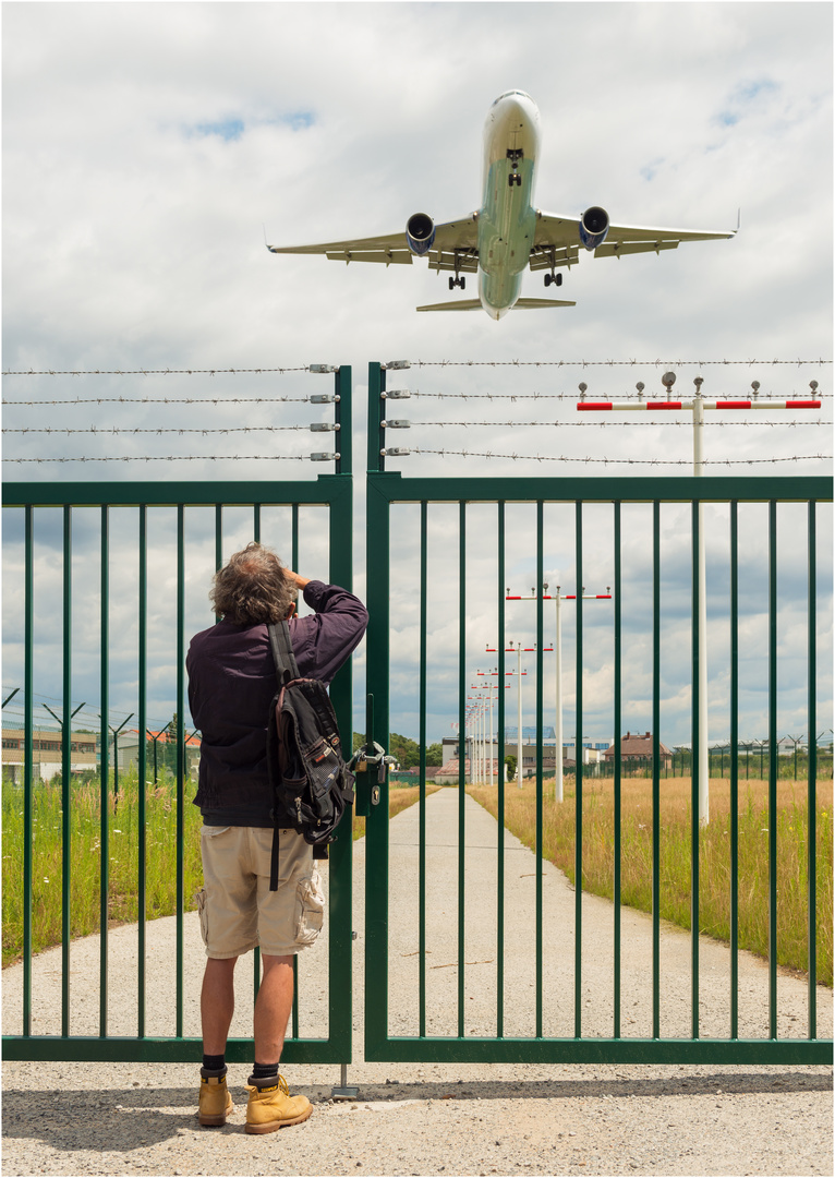 Planespotter - neue Landebahn, Frankfurt am Main