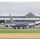 "Planespotting": Putin in seiner Präsidentenmaschine IL 96 HH-Fuhlsbüttel (G20 2017)