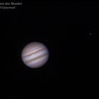 Planet Jupiter mit den Monden Kallisto,Io und Ganymed am 9.12.2013 ca 22:13