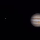 Planet Jupiter mit Monden und GRF.