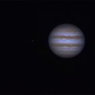 Planet Jupiter und Mond Io am 11/12 2015