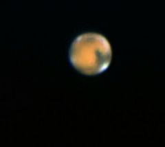 Planet Mars am 19.04.2014 23:30 MESZ