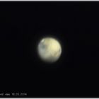 Planet Mars am Abend des 18 Mai 2014