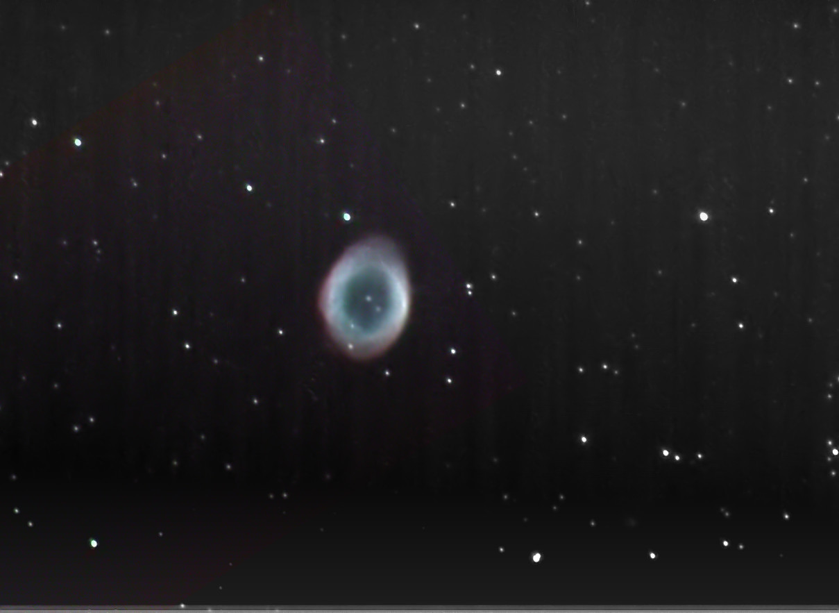 Planetarischer Nebel M57 vom 06.07. und 16.08.2016