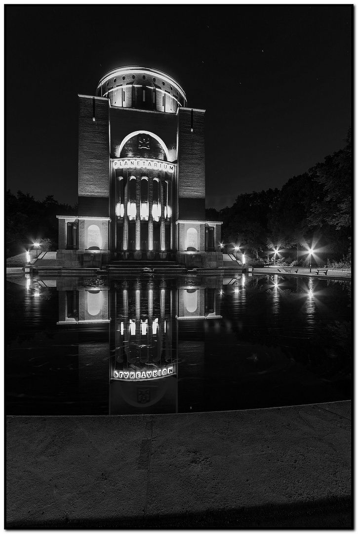 Planetarium by night