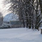 Planetarium Cottbus im Winter