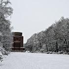 Planetarium Hamburg im Schnee