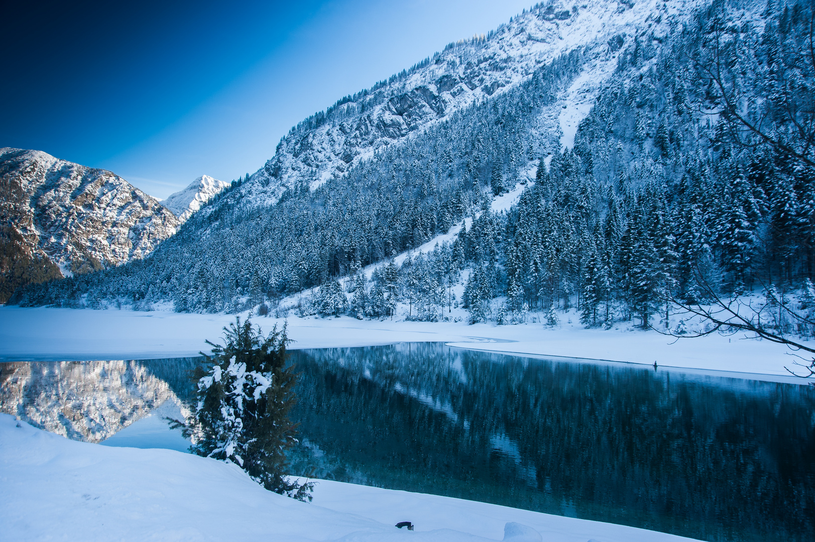 Plansee at winter