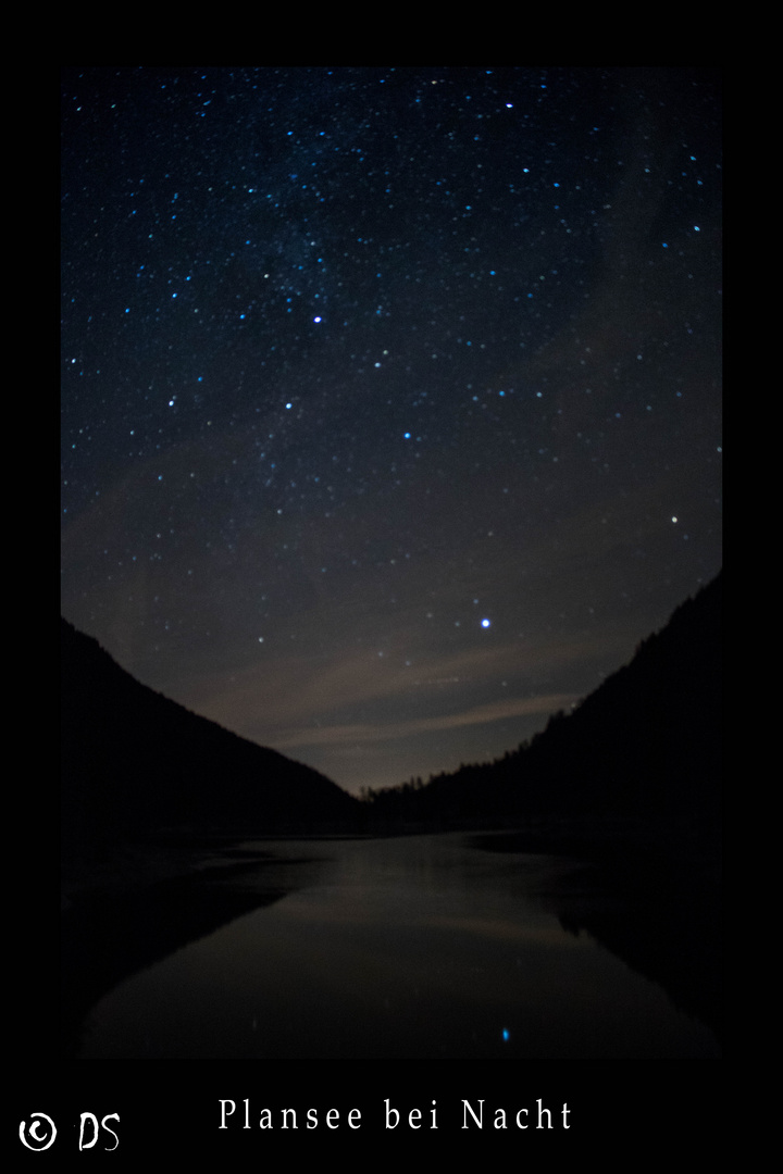 Plansee bei Nacht