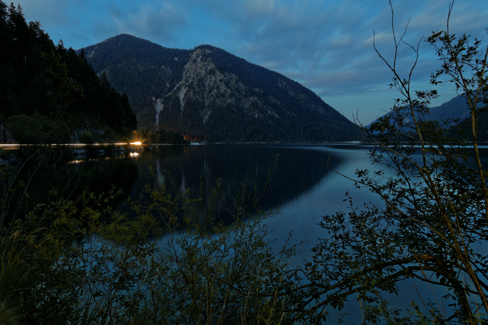 Plansee in den Ammergauer Alpen