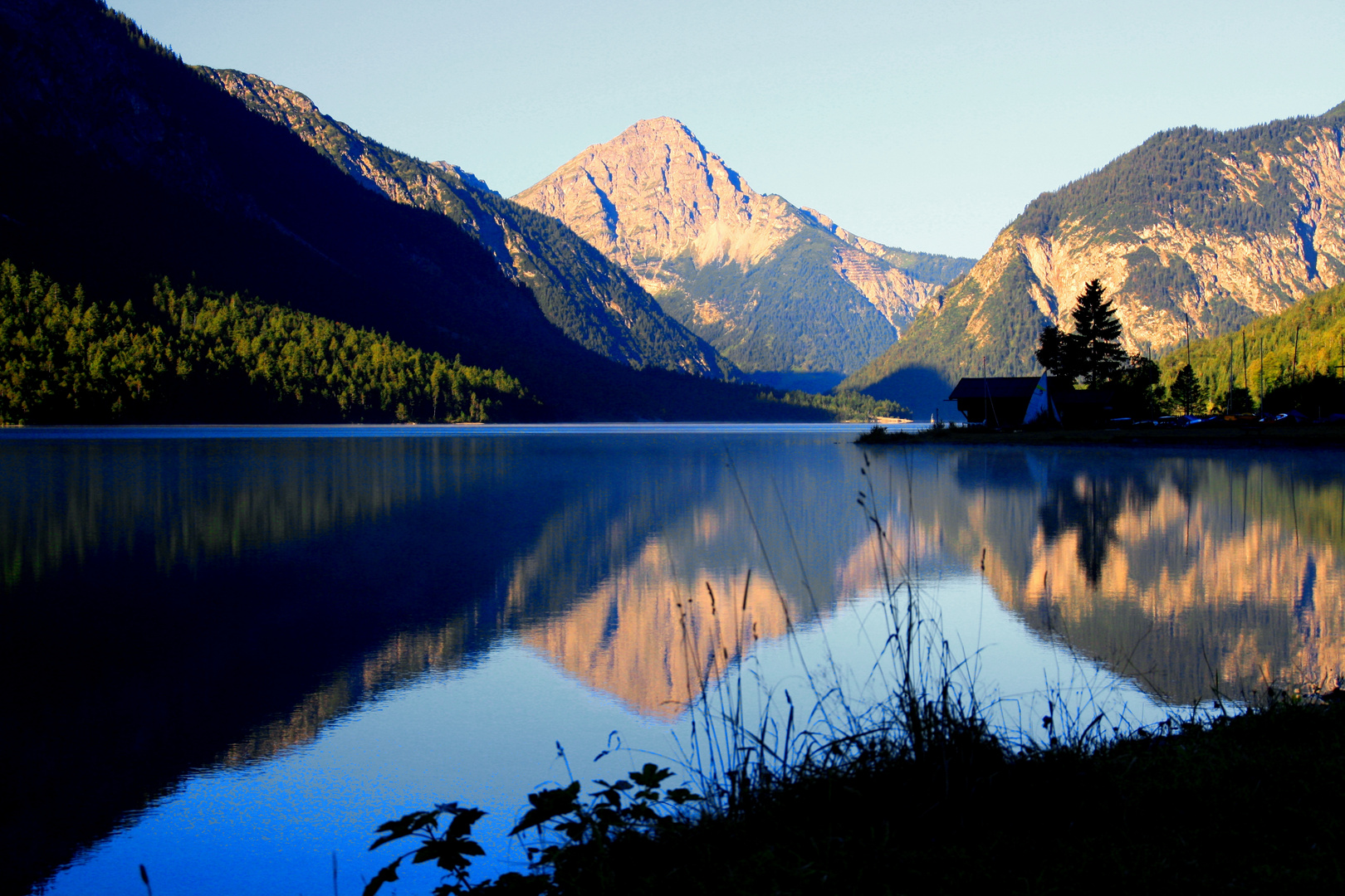 Plansee mit Blick auf Thaneller