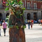 Planta humana en la Plaza Mayor