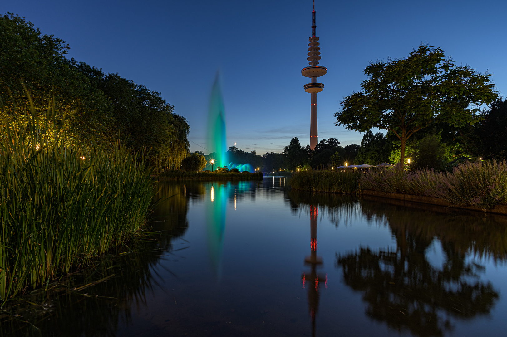 Planten un Blomen - gespiegelt