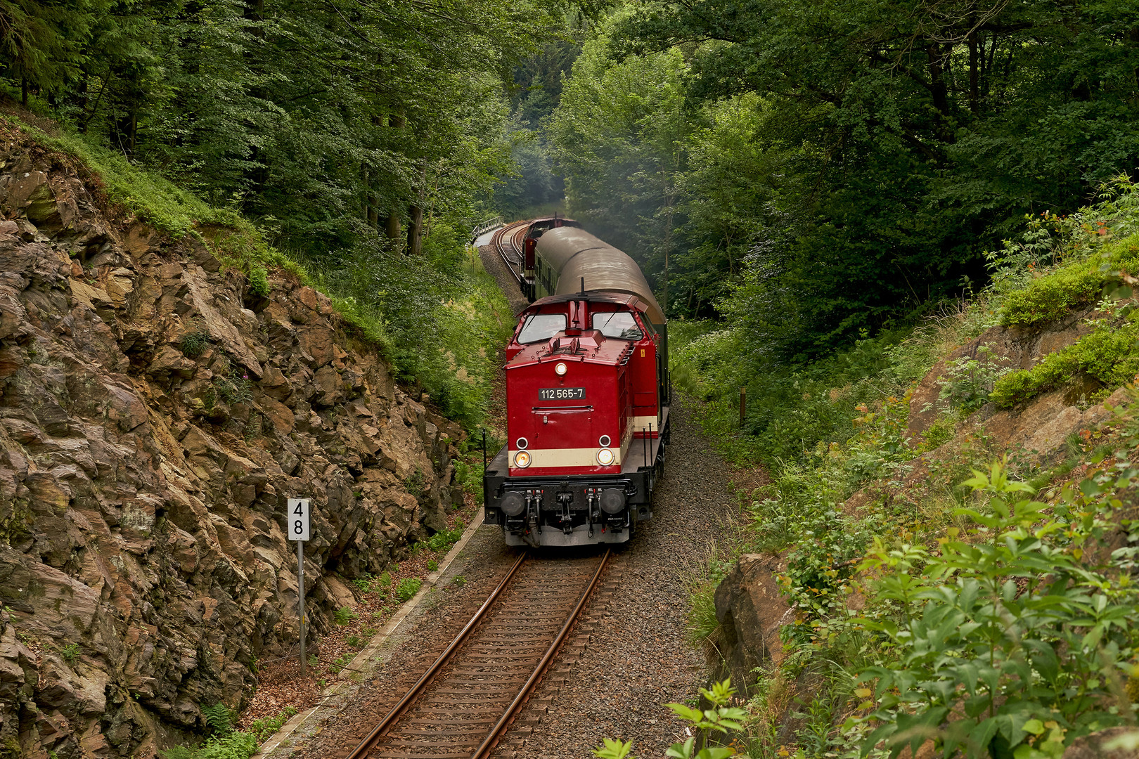 Planverkehr im Erzgebirge