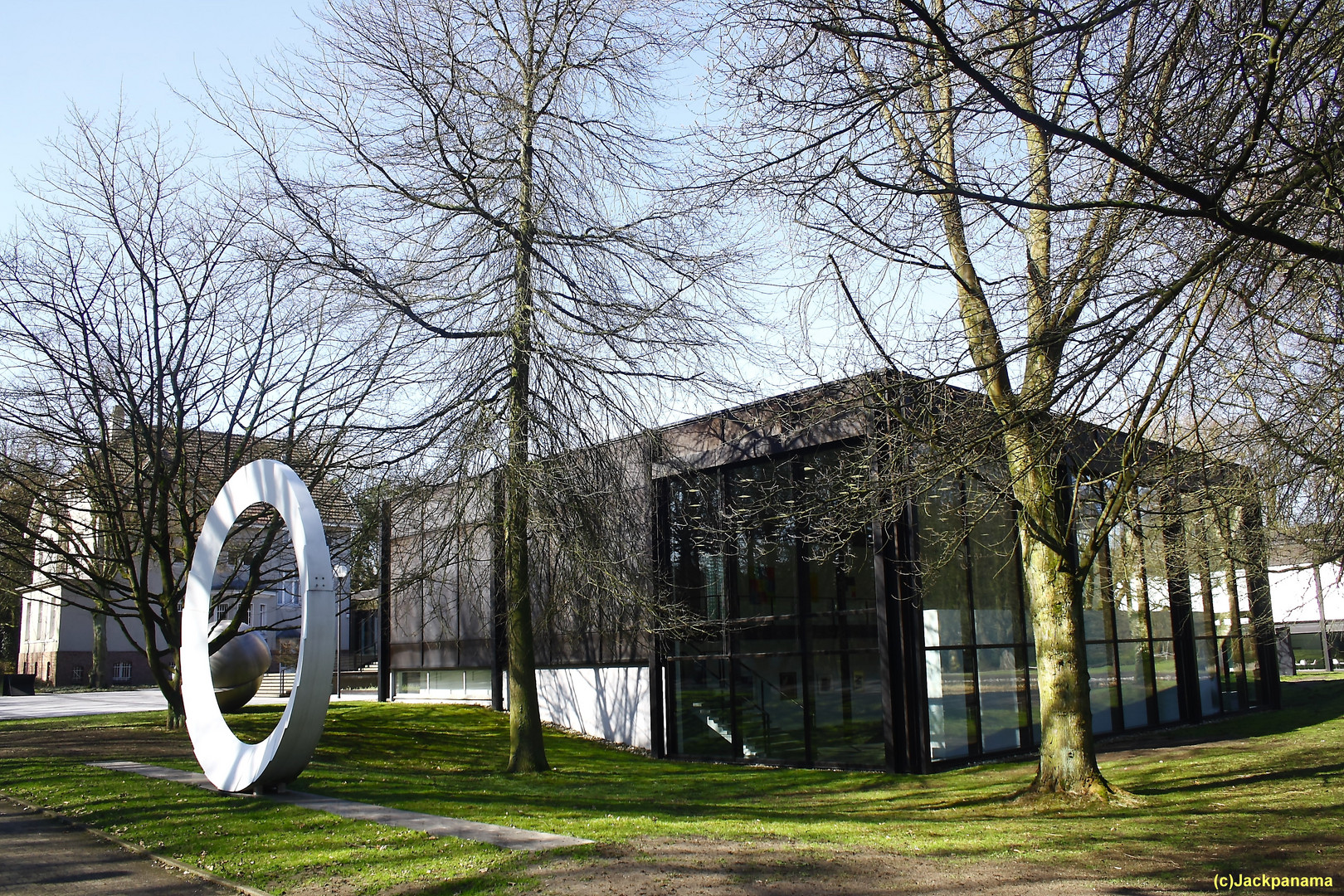 Plastik am Josef Albers Museum in Bottrop