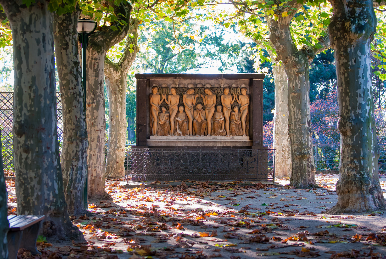 Platanenhain auf der Mathildenhöhe